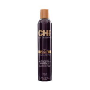 CHI Deep Briliance Olive & Monoi Optimum Finish Flexible Hold Hair Spray - Лак для волос подвижной фиксации