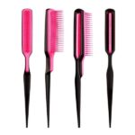 Расчёска Tangle Teezer Back Combing and Volumising Hairbrush PINK/BLACK — для начесов