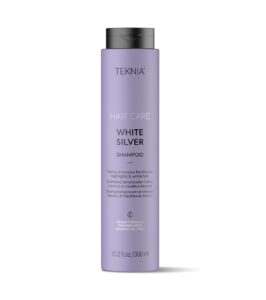 LAKMĒ Teknia Hair Care White Silver Shampoo - Тонирующий шампунь для нейтрализации желтого оттенка волос 300мл