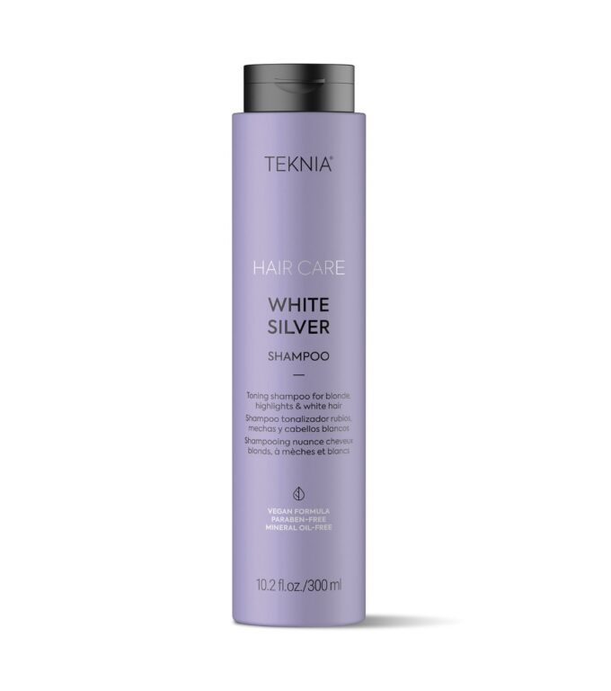 LAKMĒ Teknia Hair Care White Silver Shampoo - Тонирующий шампунь для нейтрализации желтого оттенка волос 300мл
