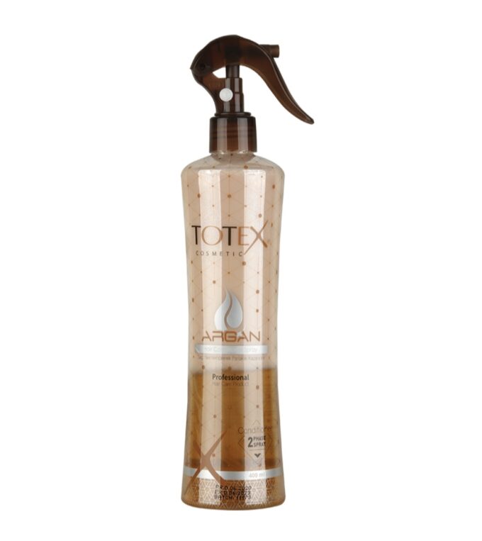 TOTEX Argan Hair Conditioner Spray — Двухфазный спрей-кондиционер 400ml