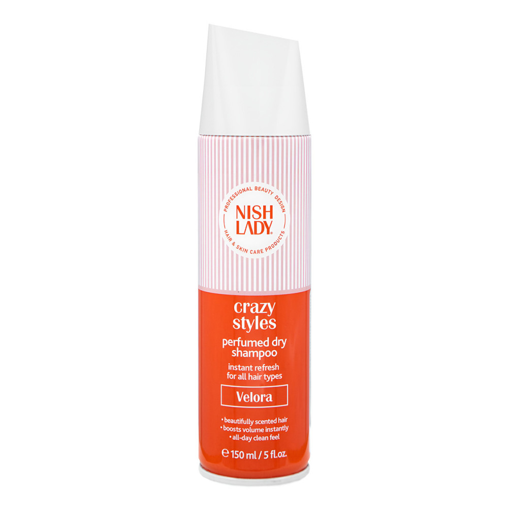 NISHLADY Crazy Styles Perfumed Dry Shampoo Velora Парфюмированный Сухой Щампунь 150 мл